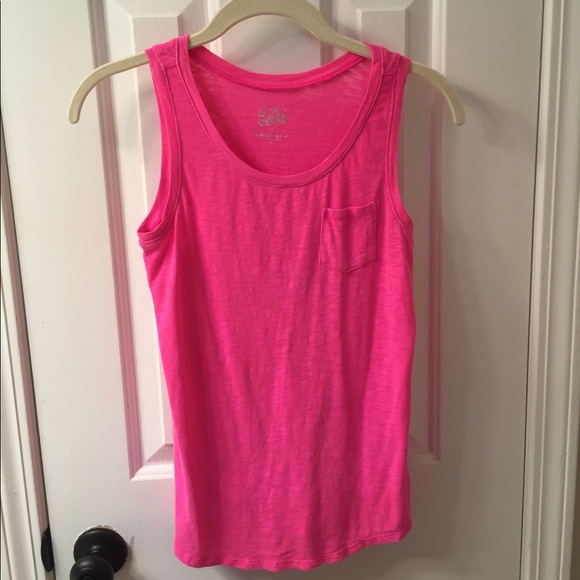 Solid Pink Tank Top - Picture 1 of 2